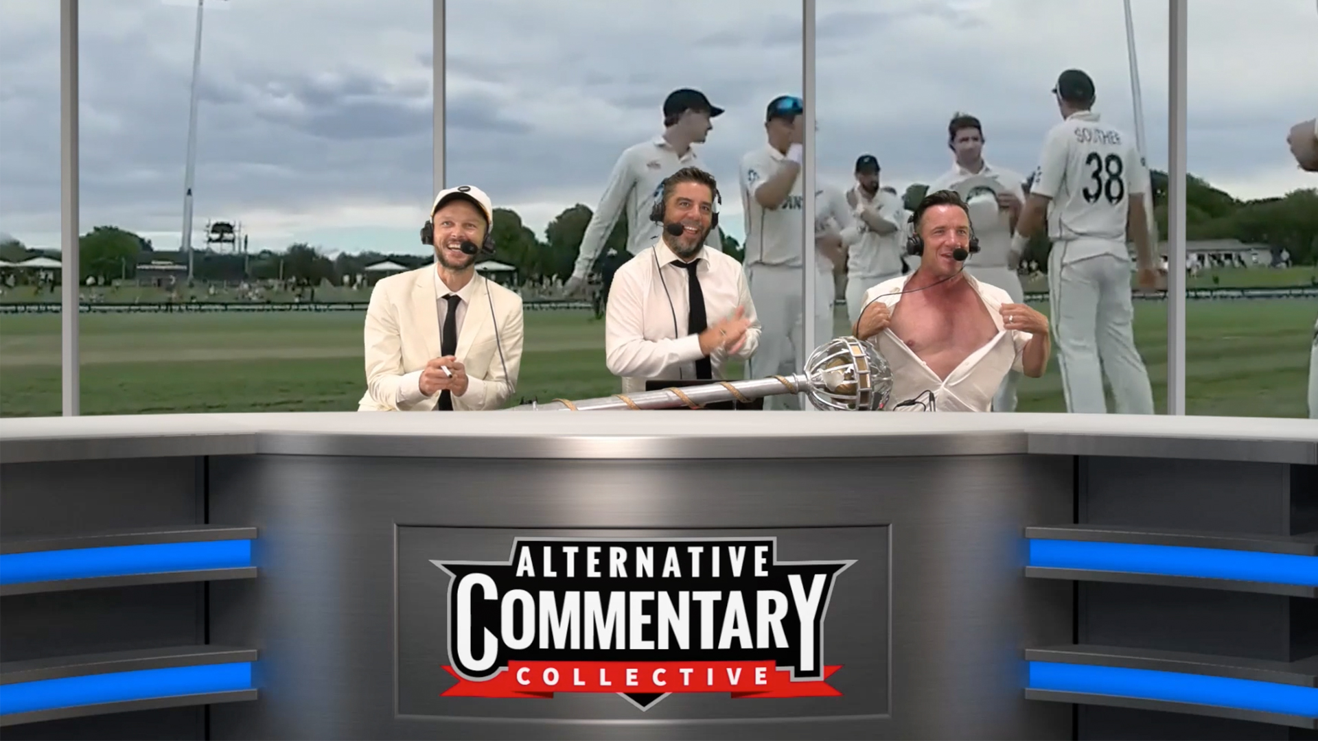 The Black Caps won so quickly Jason Hoyte had to get his baps out again