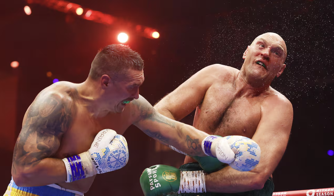 📰 Usyk suffers suspected broken jaw in win over Fury