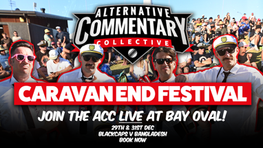 The ACC Caravan is heading back to Bay Oval