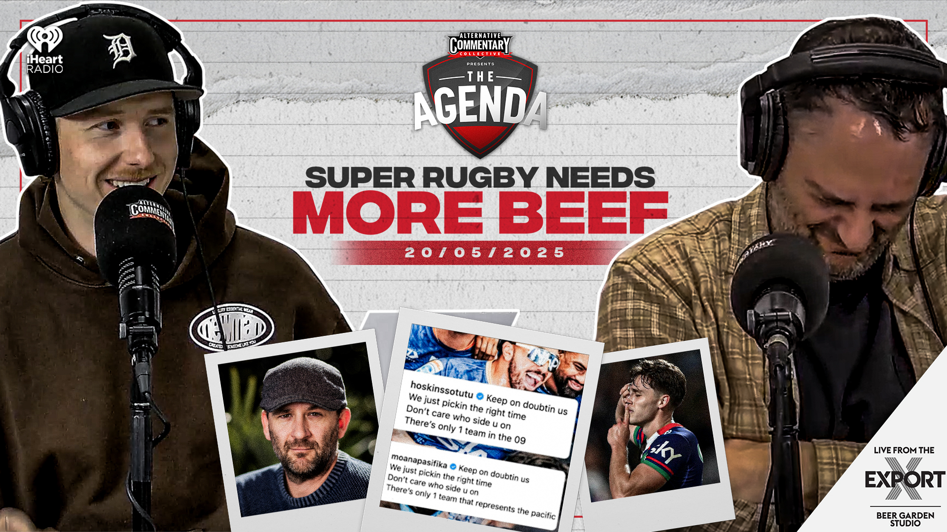 🎥 WATCH: "Super Rugby Needs More Beef" - The Agenda Podcast (Full Video Episode)