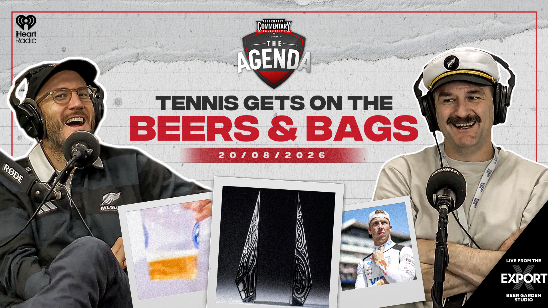 🎧 LISTEN & 📺 WATCH: "Tennis Gets On The Beers & Bags"