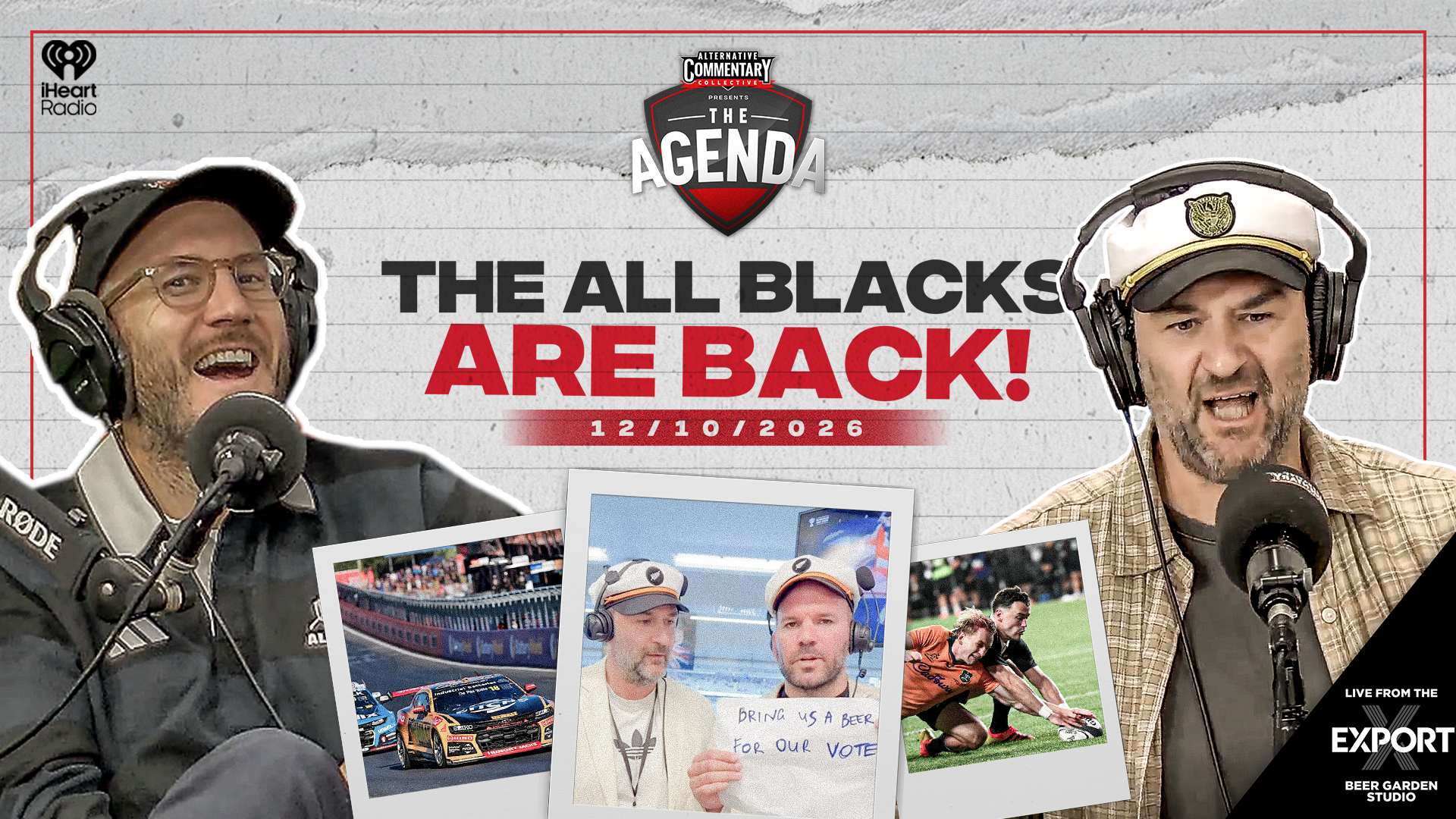 🎧 LISTEN & 📺 WATCH: "The All Blacks Are Back!"