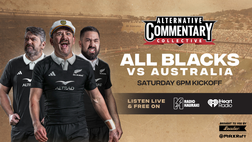 The ACC's Champagne Rugby brings you LIVE & FREE All Blacks commentary!