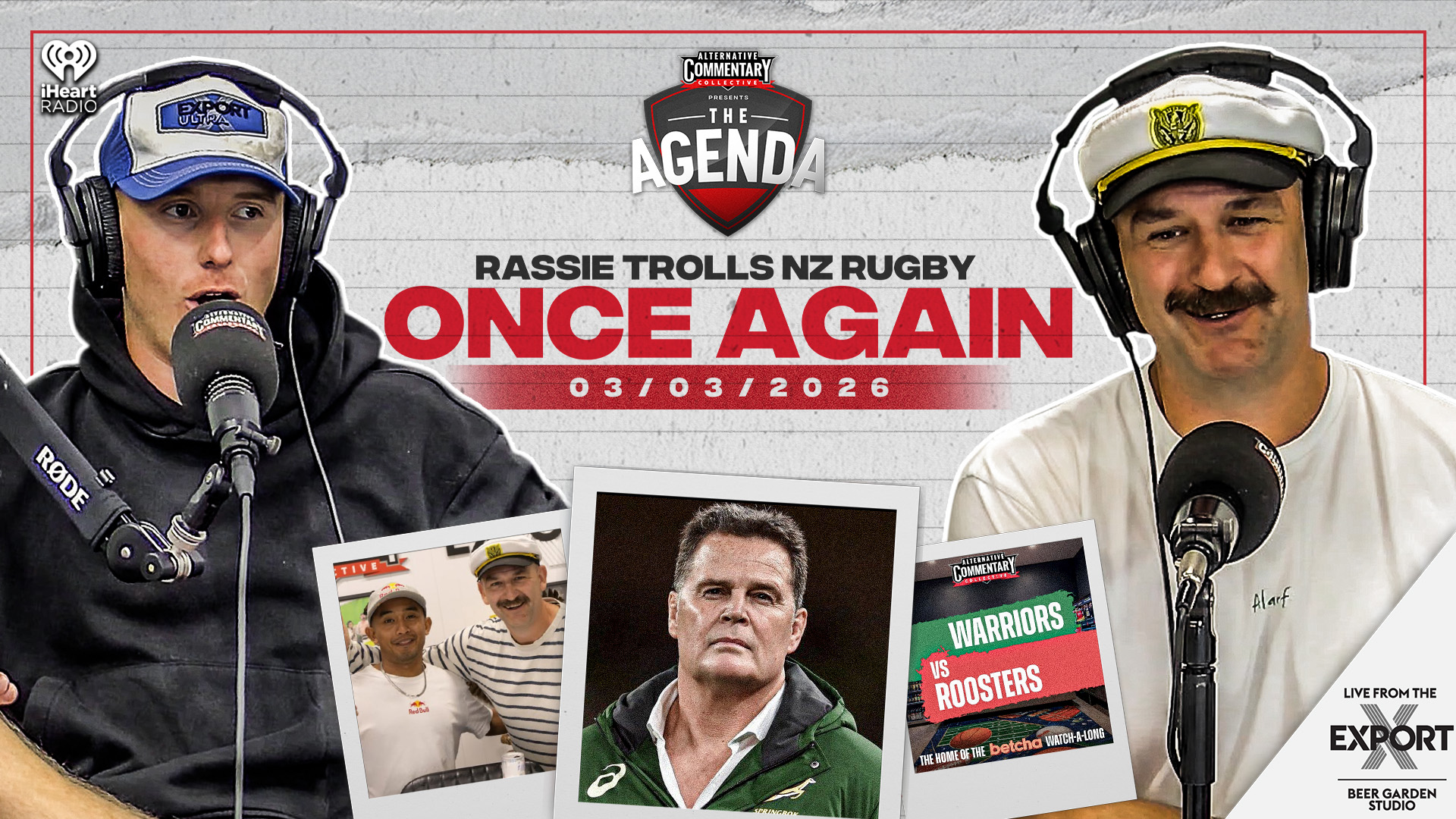 🎙️ LISTEN: "Rassie Trolls NZ Rugby Once Again"