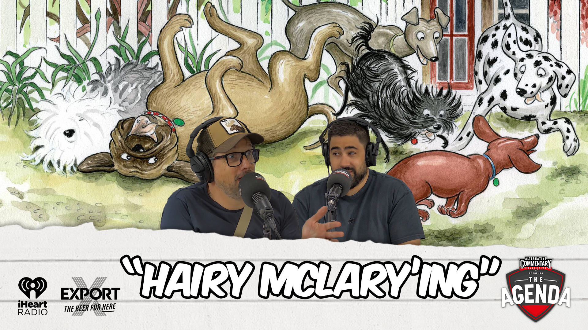 🎥 "Hairy McLary'ing" - The Agenda Podcast (Full Video Episode)