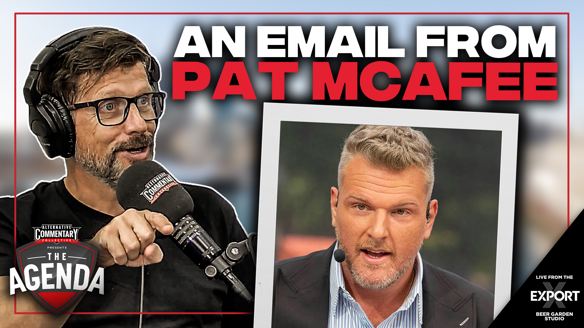 "The ACC On The Pat McAfee Show" - The Agenda Podcast (Full Video Episode)