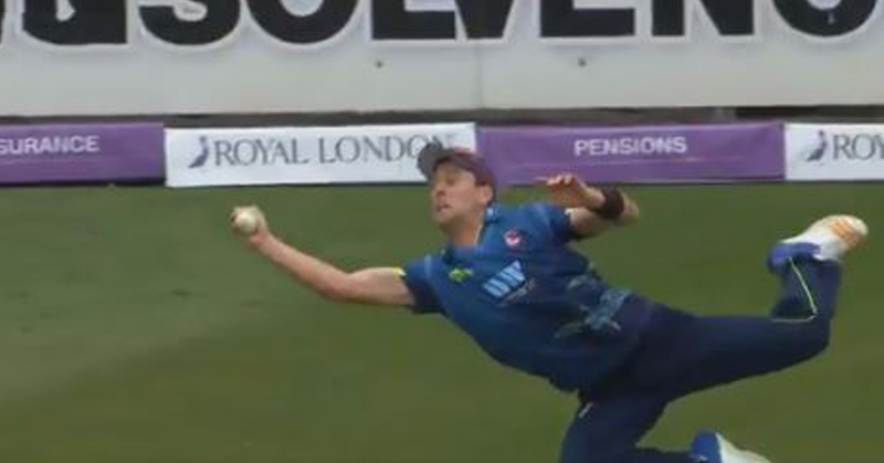 Mr. Darcy took a screamer of a catch in England