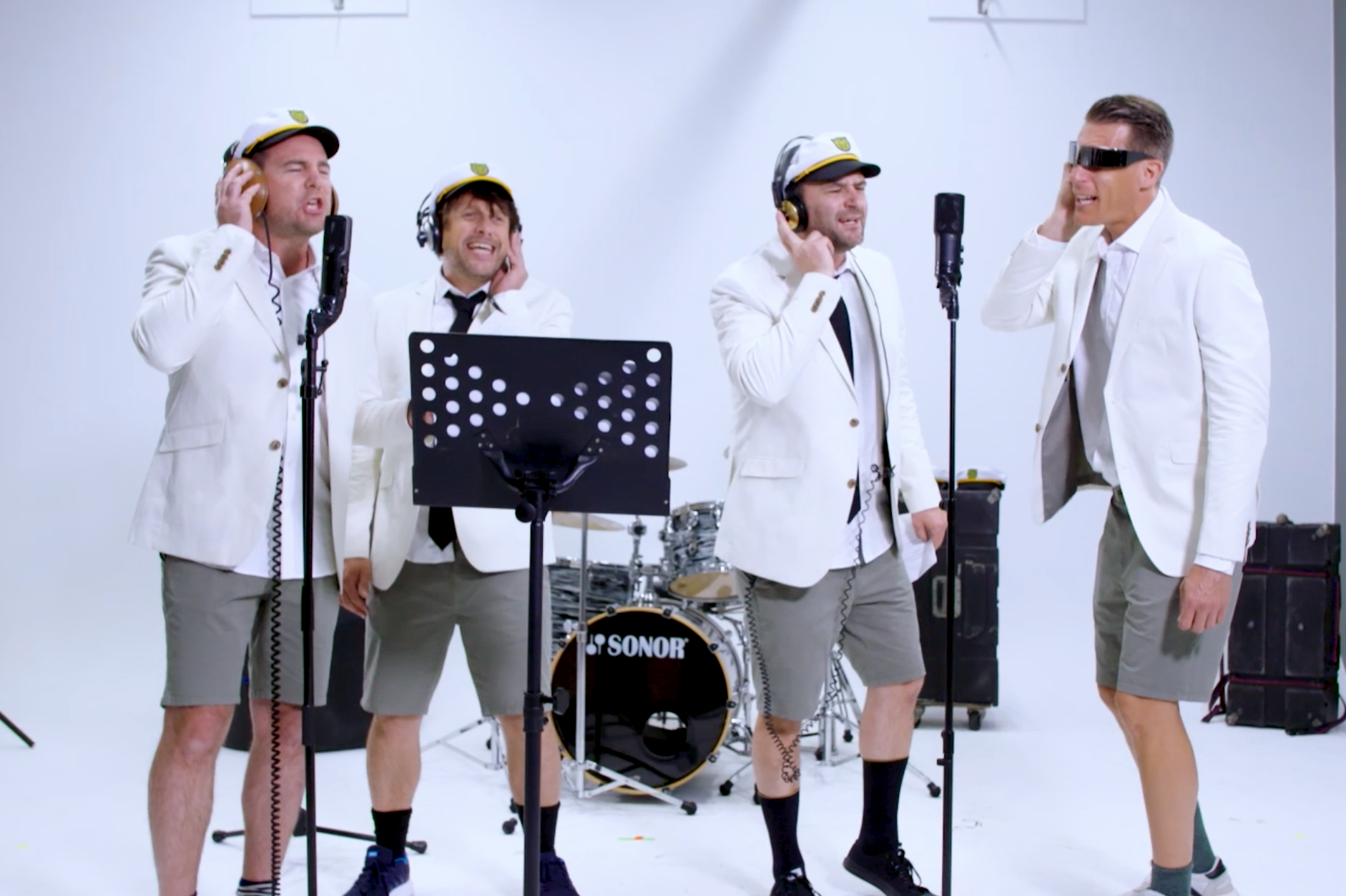 Watch the video for the re-release of "Do They Know It's Cricket Time"