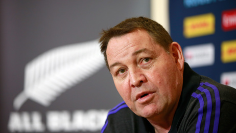 Exclusive footage of Steve Hansen announcing he's staying...