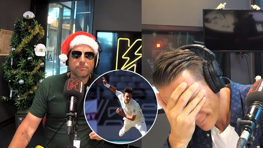 Watch Matt & Jerry play Trent Boult his "Lovely Trenty" song