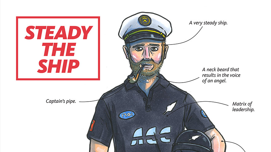 The official ACC nickname caricatures