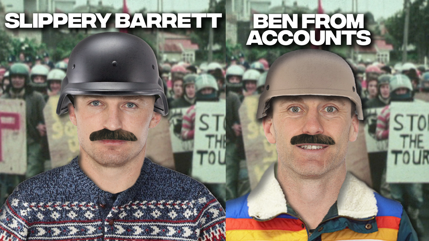 The ACC's official ABs team nicknames vs South Africa - 1981 Edition