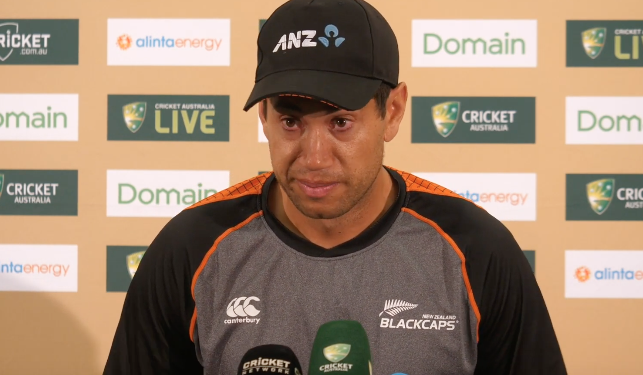 Emotional Ross Taylor in tears remembering Martin Crowe after setting test record