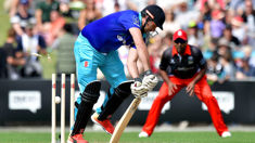 All Black Jordie Barrett stuns former Black Caps captain Stephen Fleming with cracking delivery in Black Clash T20
