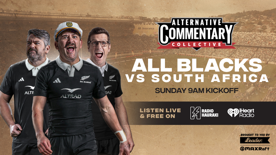 The ACC's Champagne Rugby brings you LIVE & FREE All Blacks commentary!