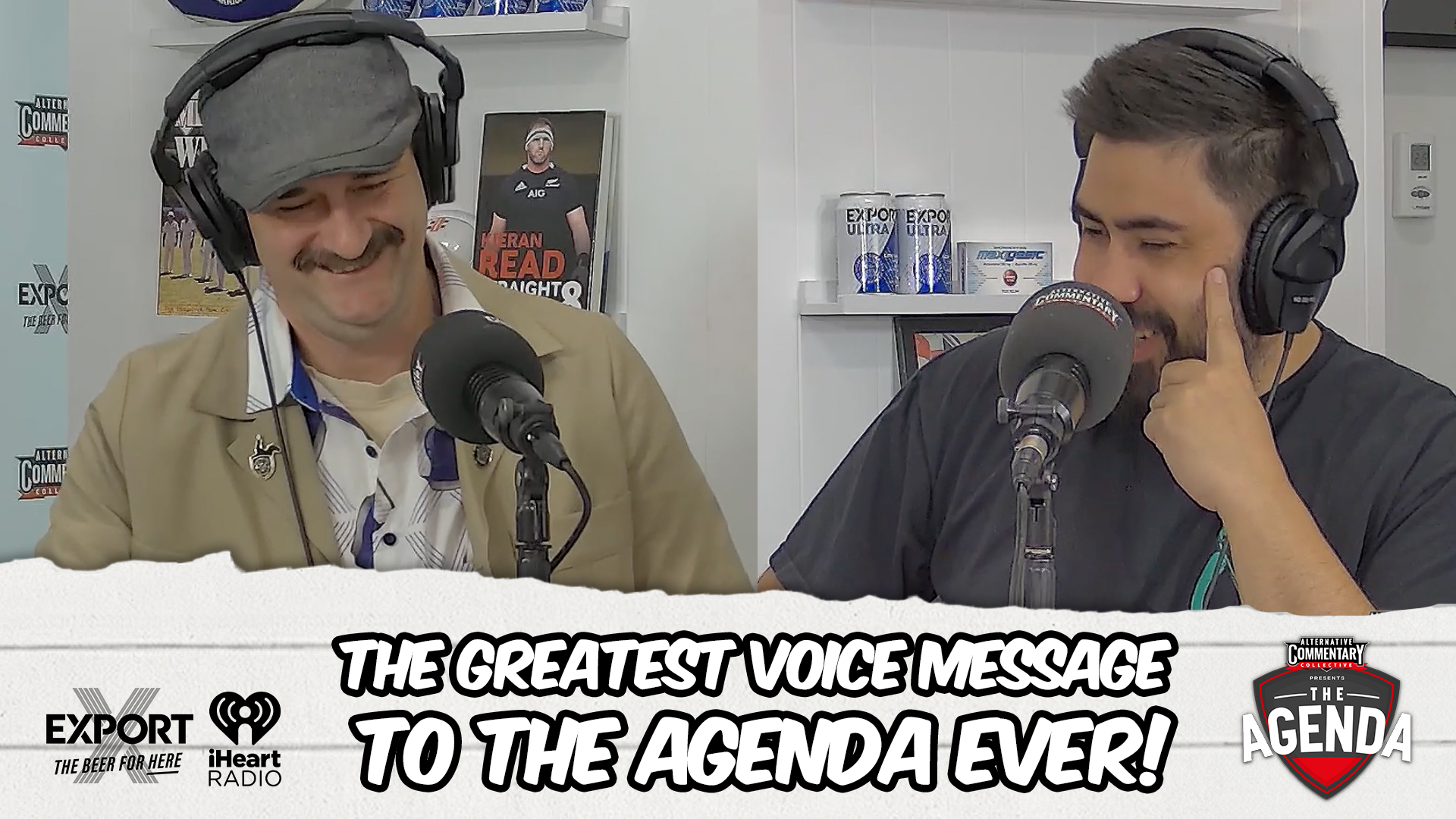 🎥 The greatest voice message to The Agenda ever!