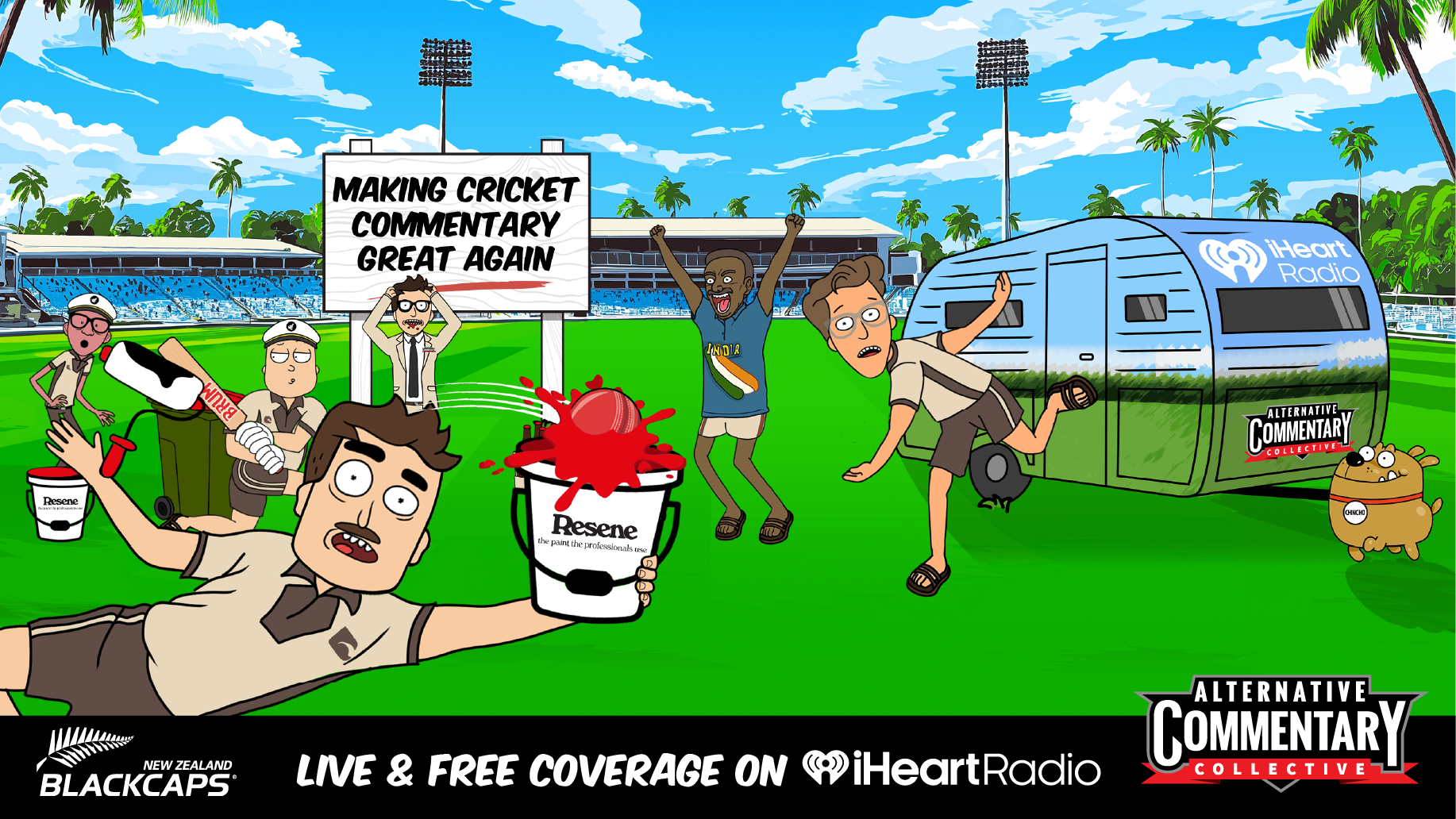 📻 LIVE & FREE Black Caps commentary this Summer!