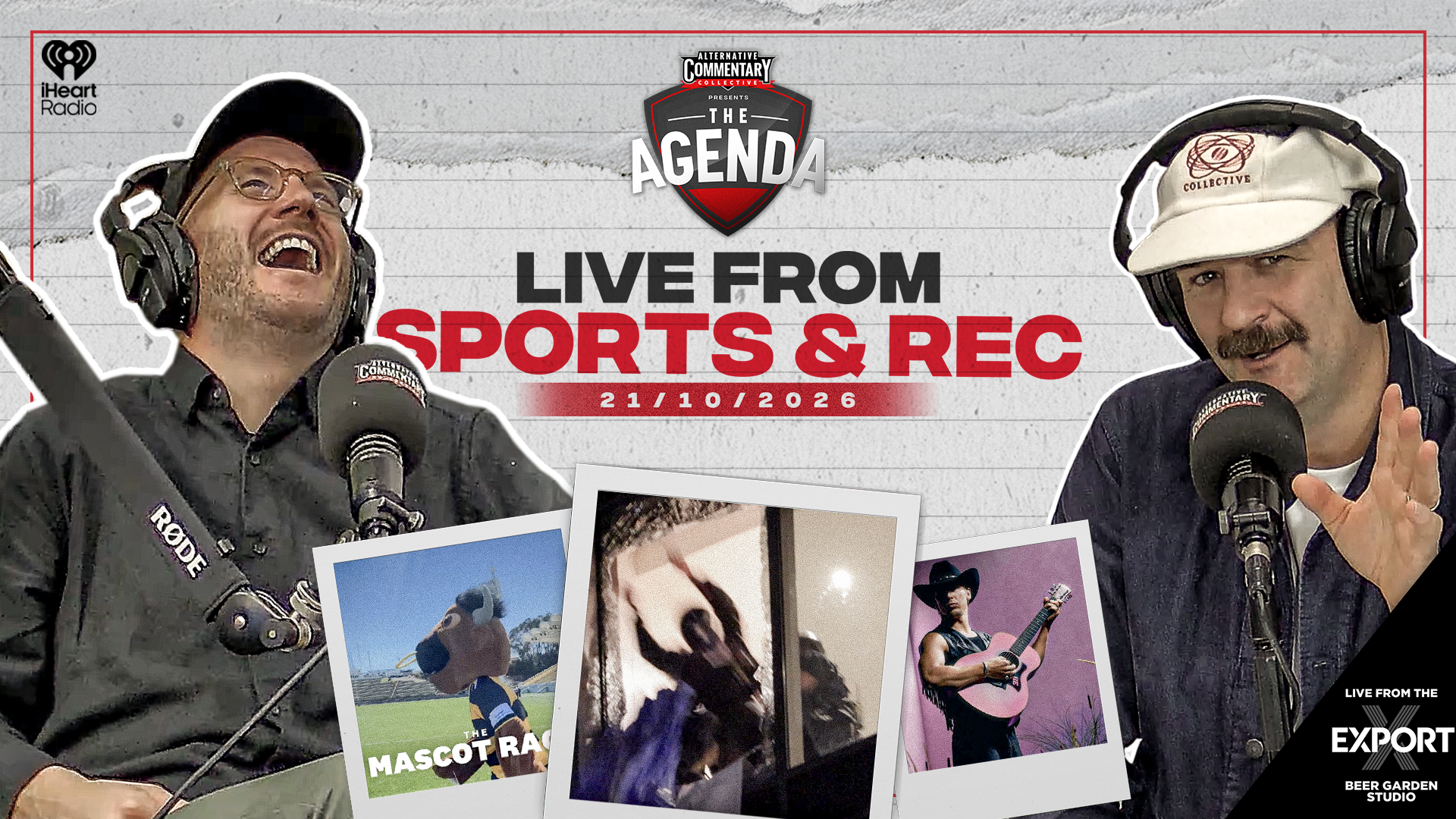 🎧 LISTEN & WATCH: "Live From Sports & Rec"