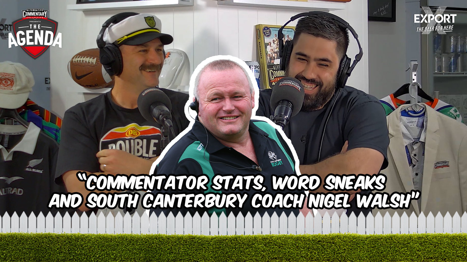 "Commentator Stats, Word Sneaks & South Canterbury Head Coach Nigel Walsh"