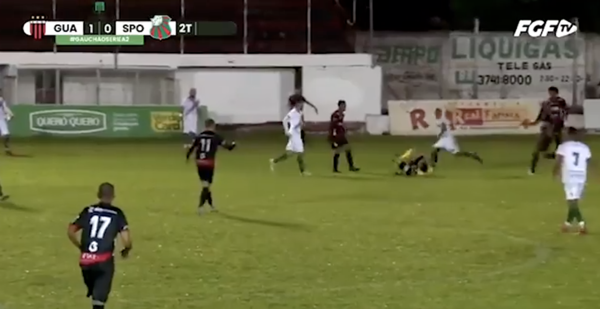 Brazilian player charged with attempted murder after on-field referee assault