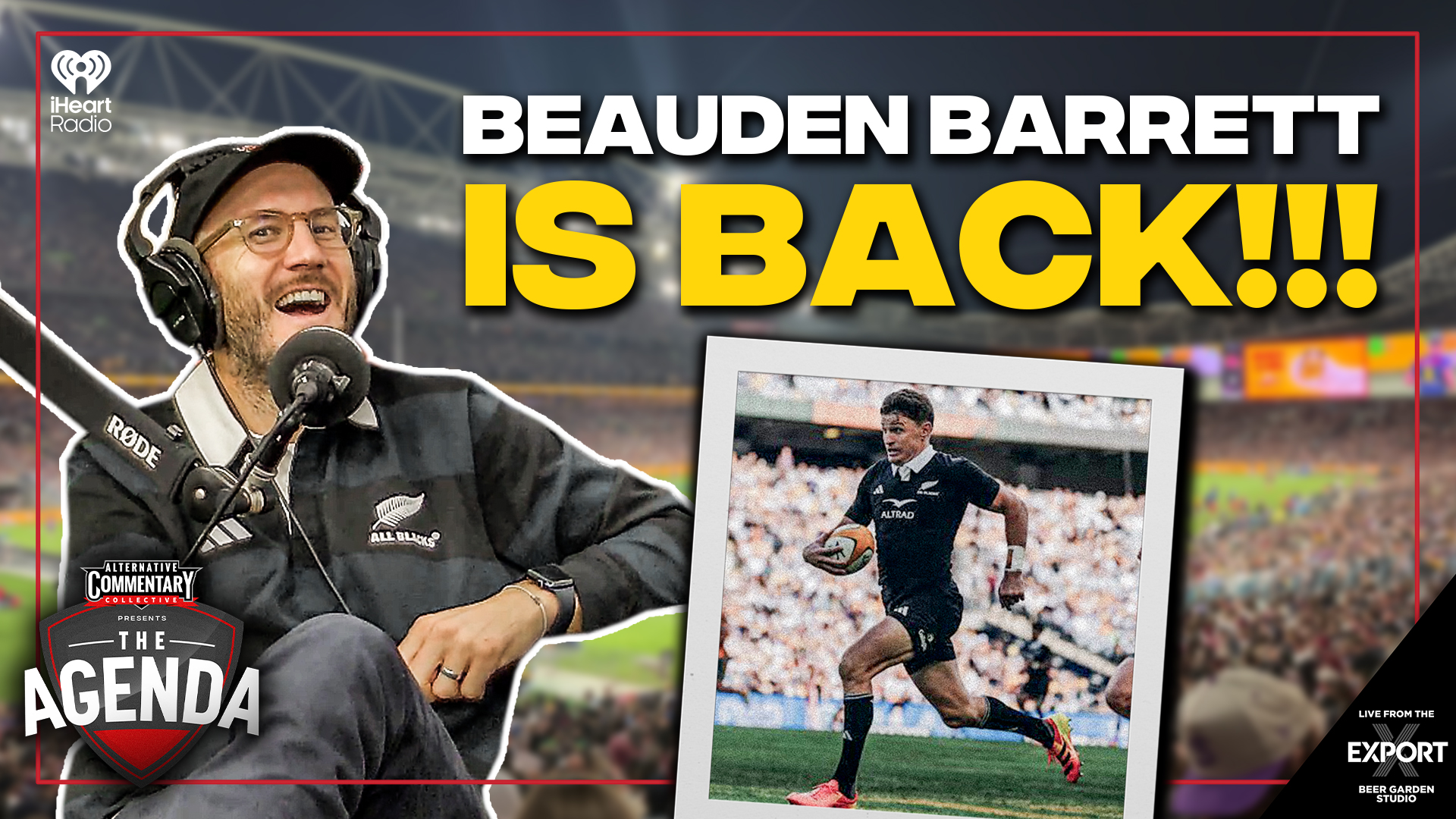 📺 WATCH: "Beauden Barrett Purple Patch" - The Agenda Podcast (Full Video Episode)