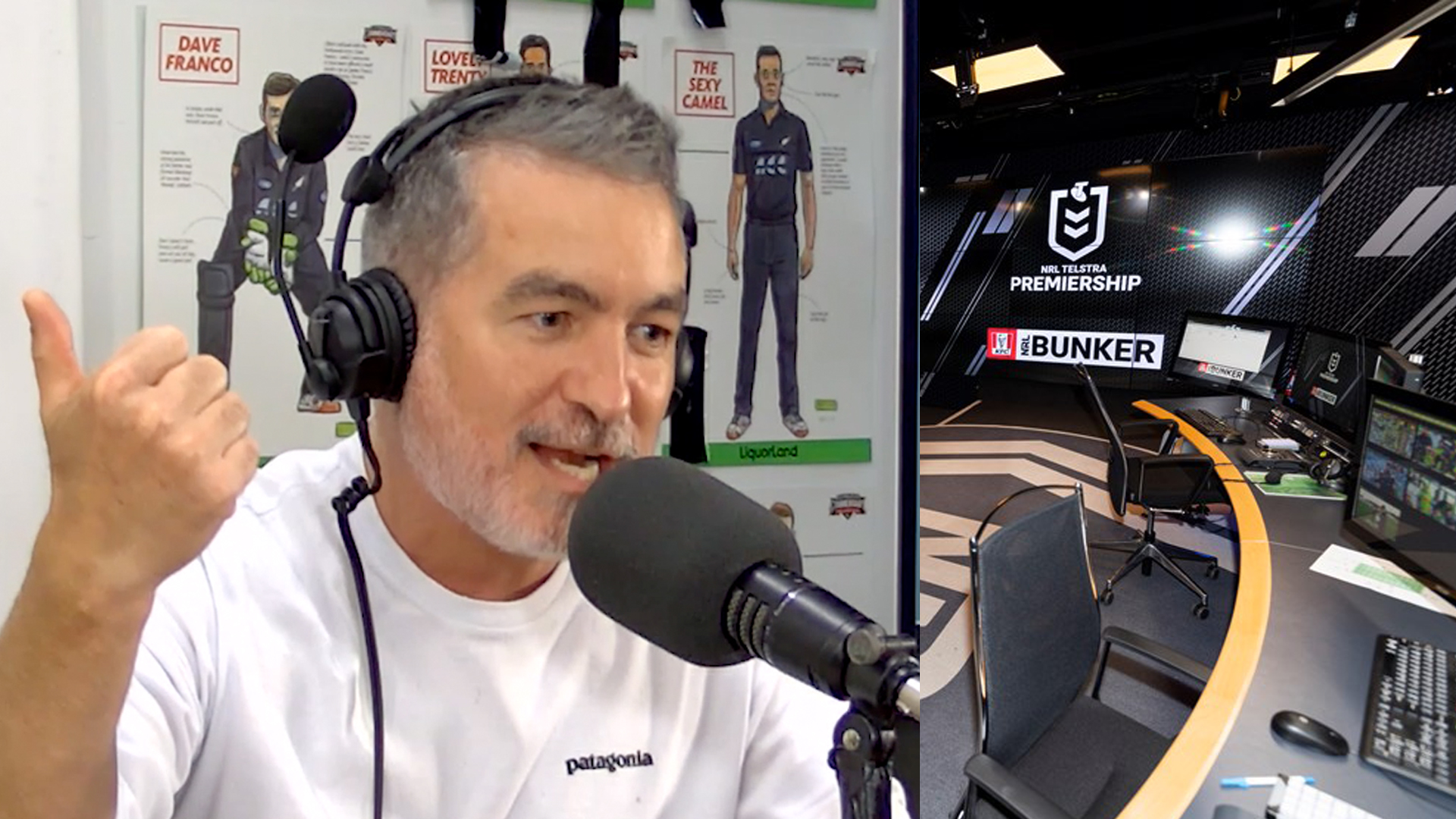 Dai Henwood comes off the back fence on the NRL Bunker!