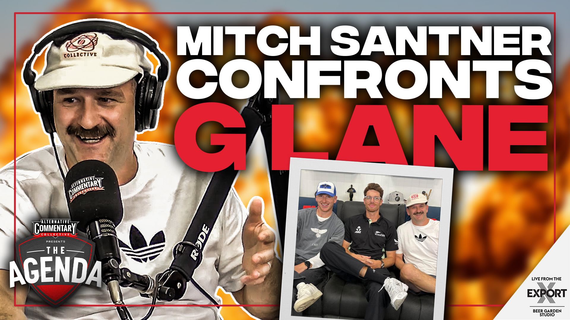 🎥 WATCH: "Mitchell Santner Confronts Grim Lane" - The Agenda Podcast (Full Video Episode) 