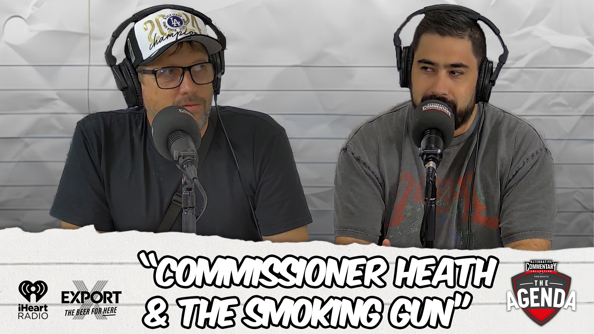 🎥 "Commissioner Heath & The Smoking Gun" - The Agenda Podcast (Full Video Episode)