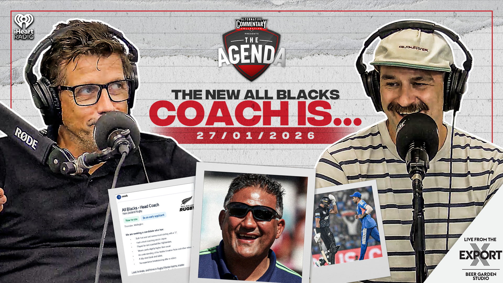 🎙️ LISTEN: "The New All Blacks Coach Is..."