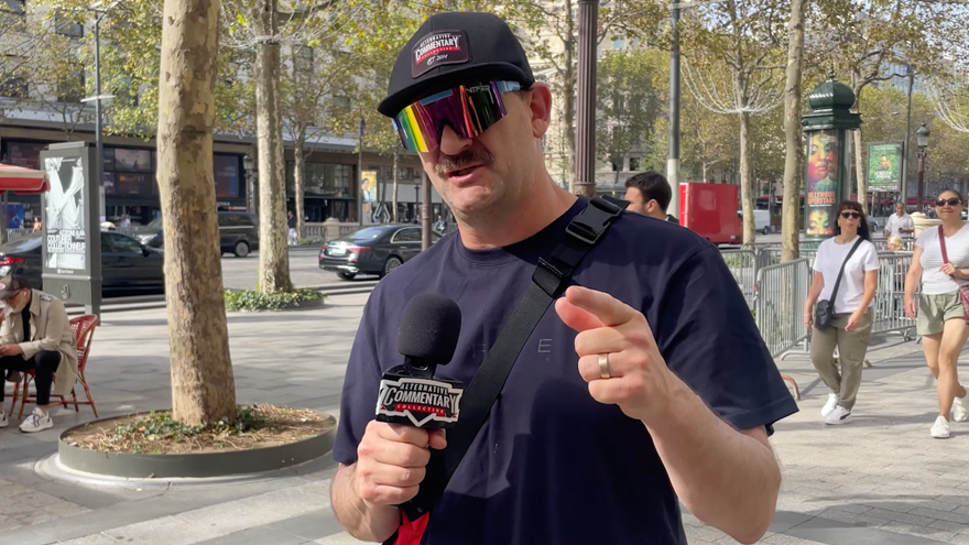 🎥 Laying a "baggy" down in Paris for Ali Williams