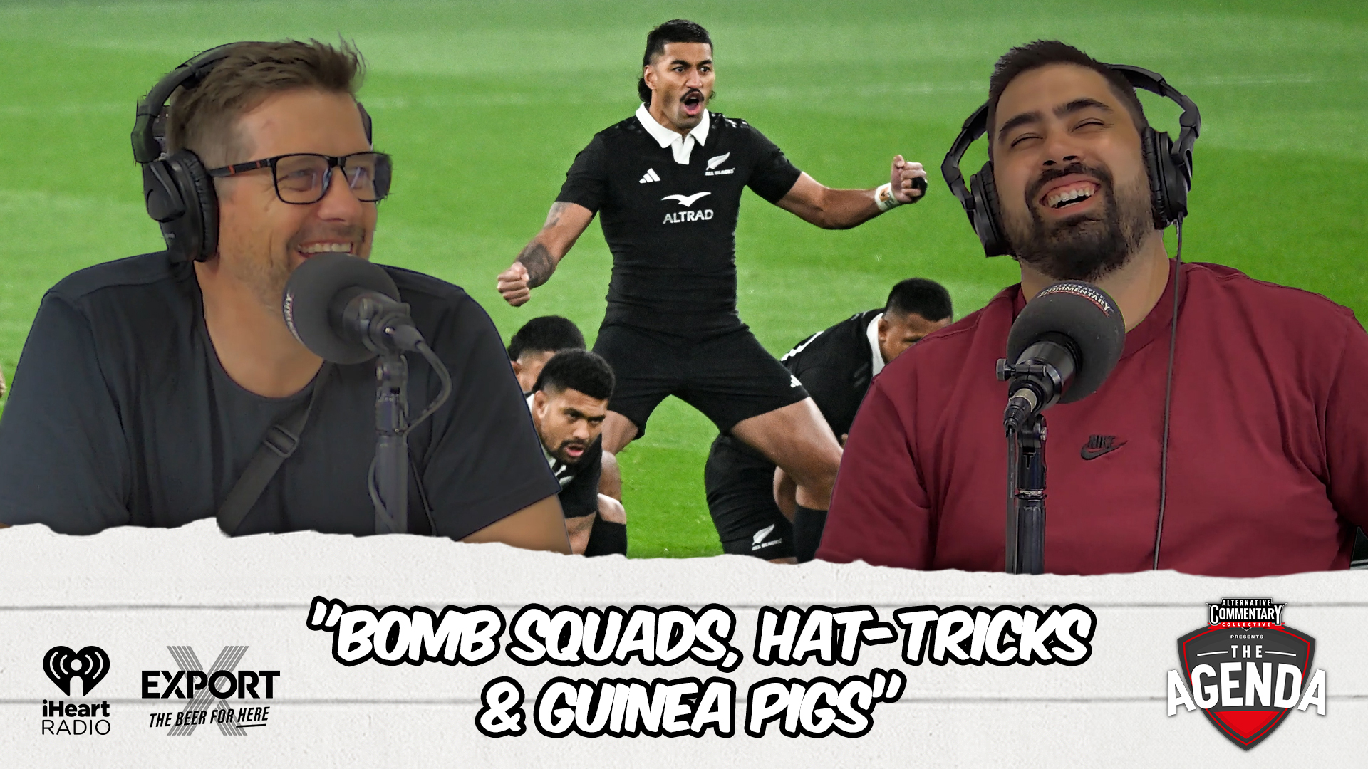 🎥 "Bomb Squads, Hat-Tricks & Guinea Pigs" - The Agenda Podcast (Full Video Episode)