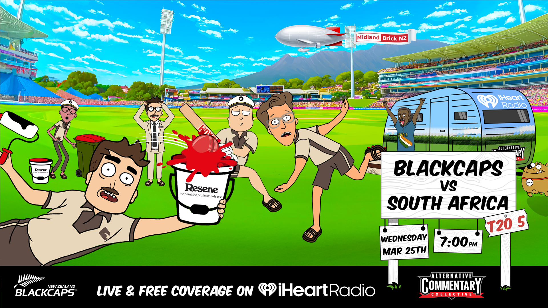 The ACC brings you LIVE & FREE Black Caps commentary this Summer!