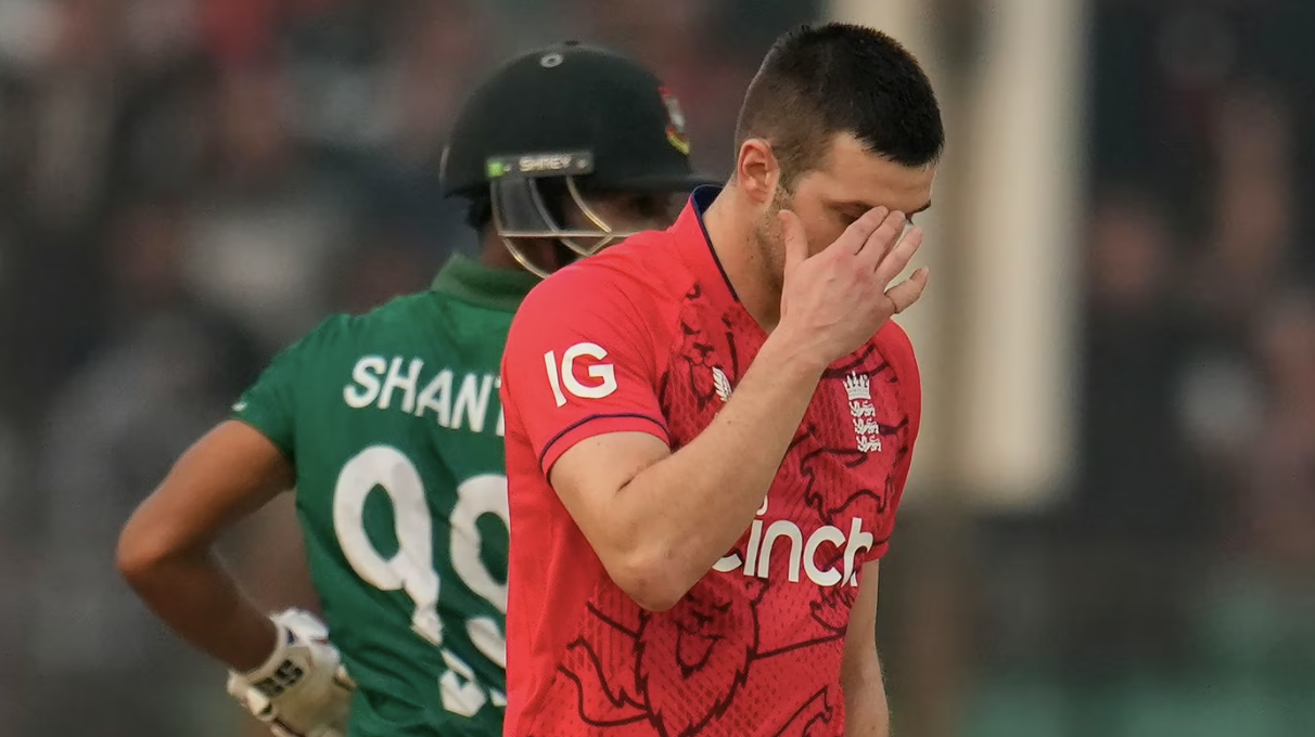 England suffer historic cricket defeat