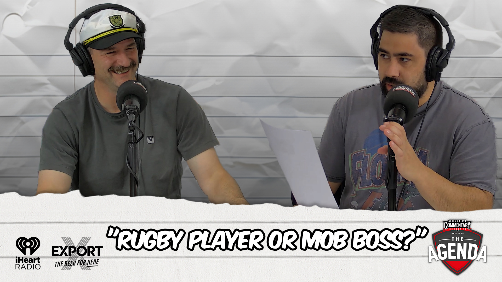 🎥 "Rugby Player Or Mob Boss?" - The Agenda Podcast (Full Video Episode)