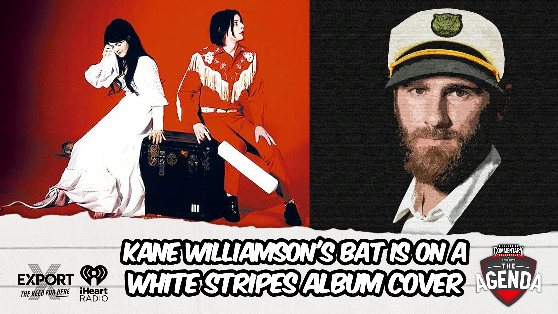 🎥 Kane Williamson's cricket bat is on the cover of a White Stripes album