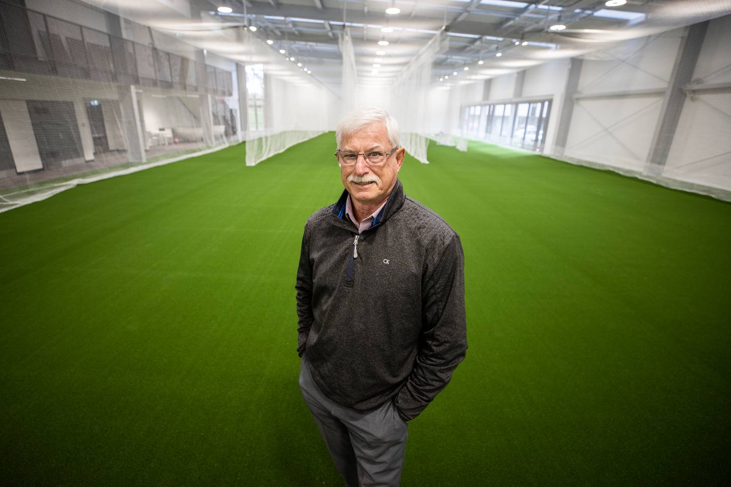 Sir Richard Hadlee opens new Hagley Oval indoor sports centre in Christchurch