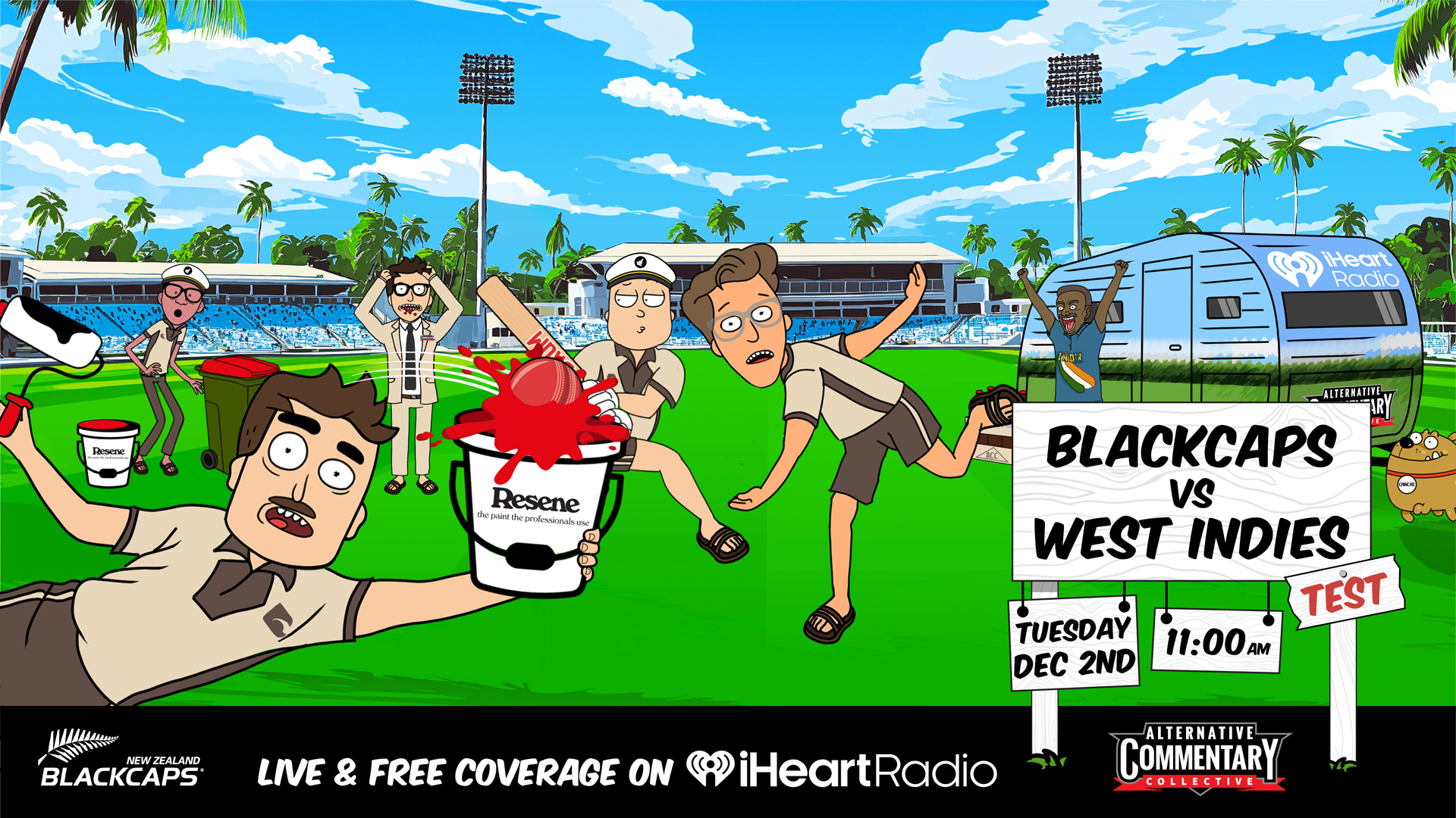 🎙️ LISTEN: Caravan Episode: Black Caps Vs West Indies - 1st Test Day 1