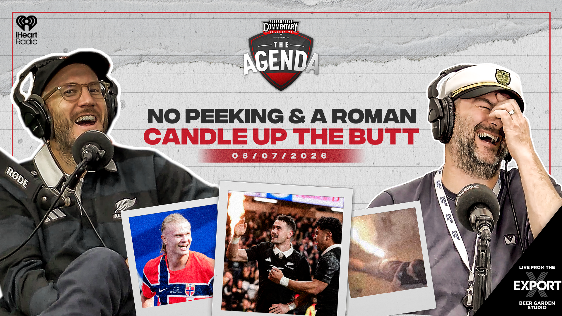 "No Peeking & A Roman Candle Up The Butt"