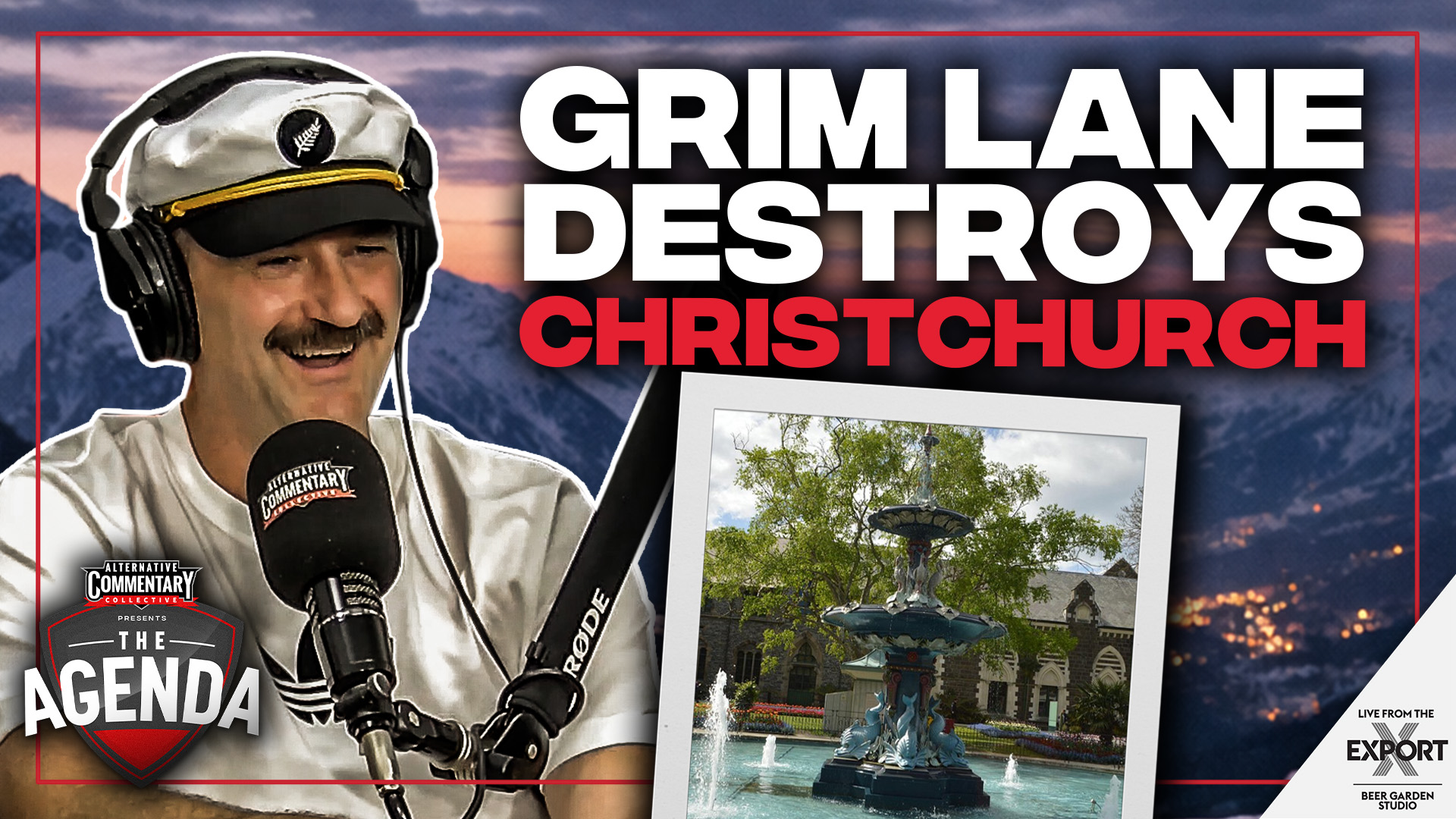 🎥 WATCH: "G Lane's Christchurch Confessions" - The Agenda Podcast (Full Video Episode)