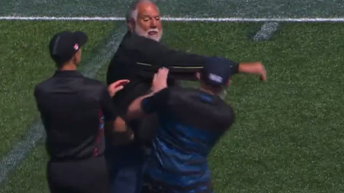 Fight breaks out between rival coaches in American Major League Rugby clash
