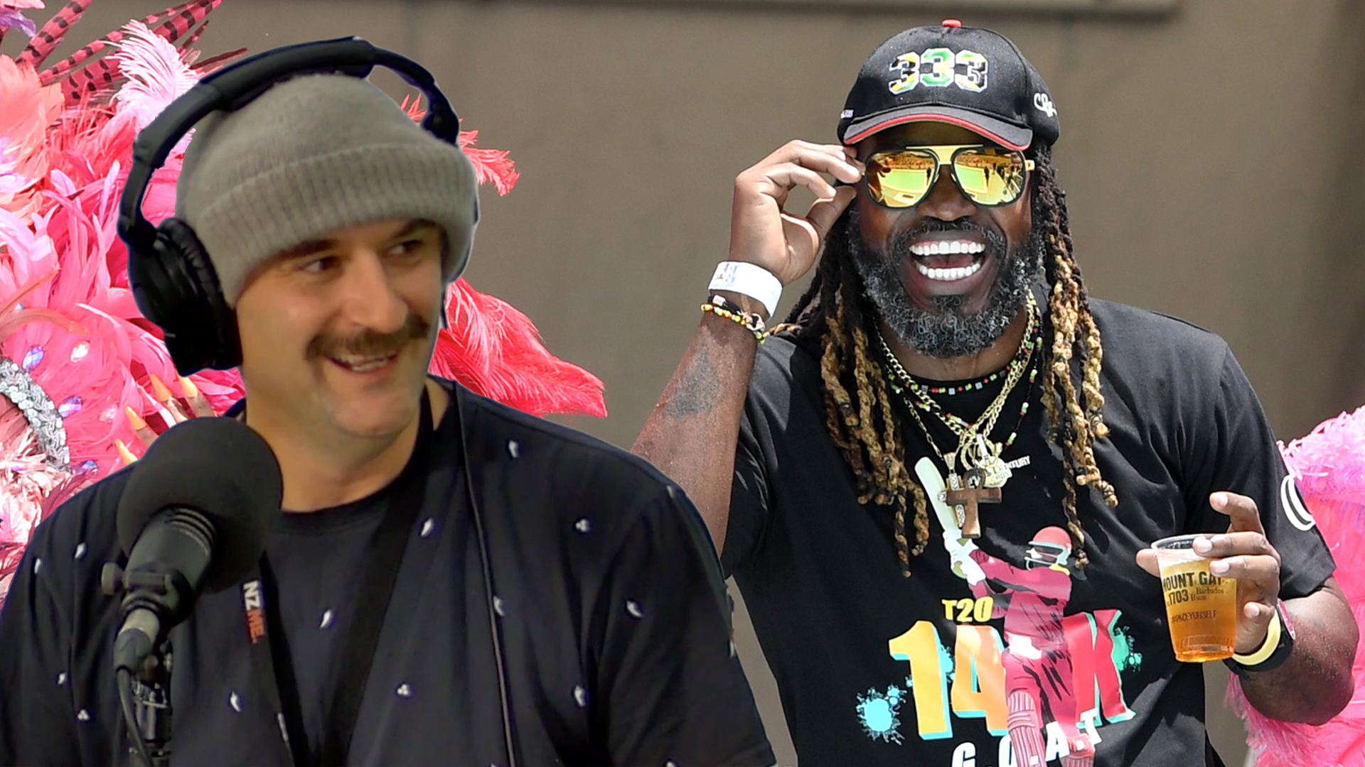 That time G Lane was drinking with Chris Gayle