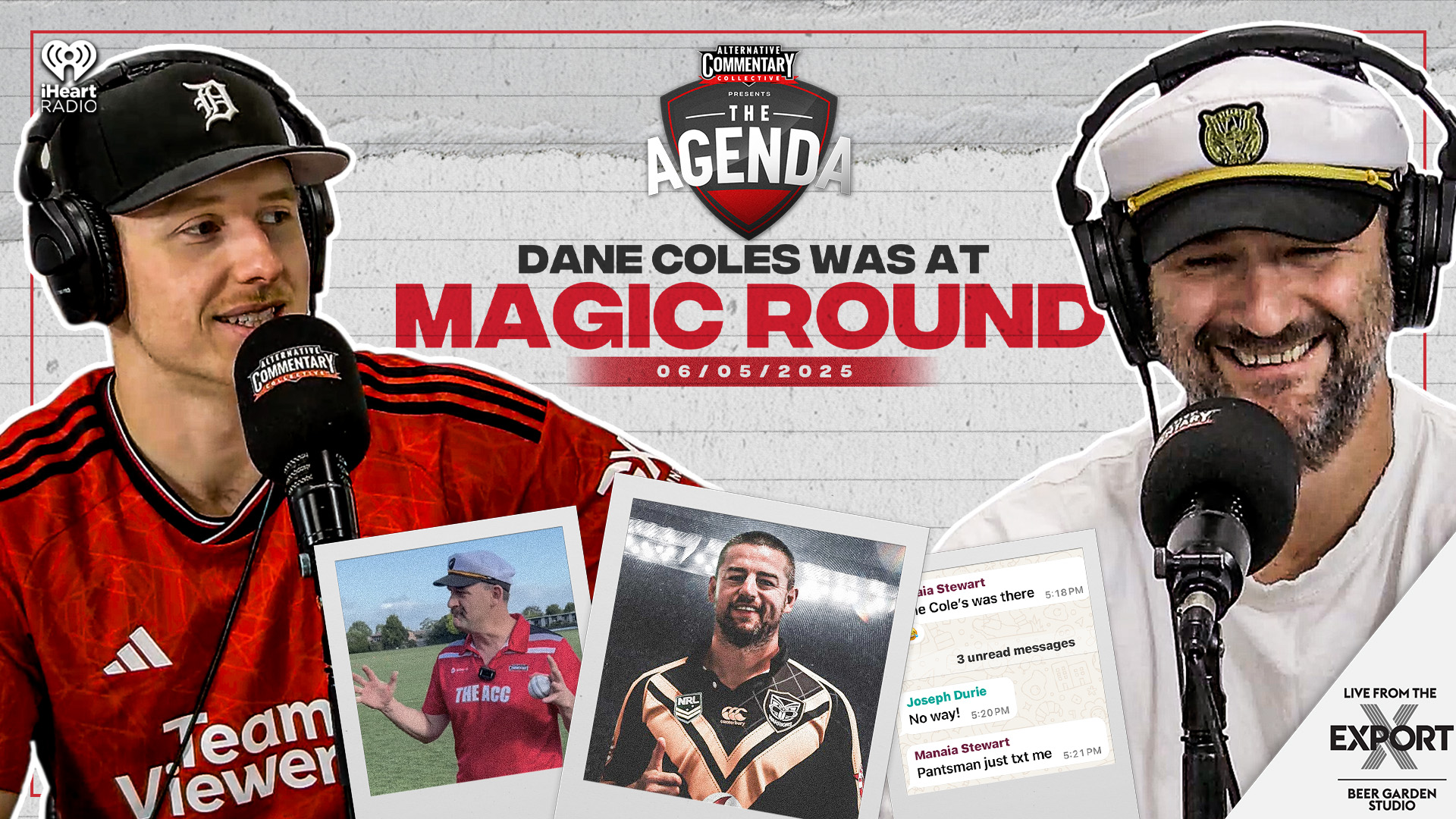 🎥 WATCH: "Dane Coles Was At Magic Round" - The Agenda Podcast (Full Video Episode)