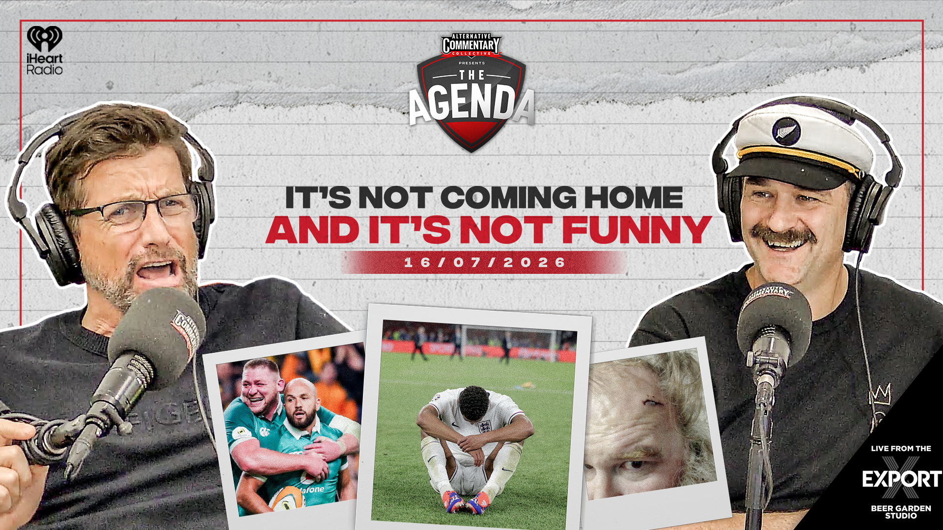 🎧 LISTEN & 📺 WATCH: "It's Not Coming Home And It's Not Funny"