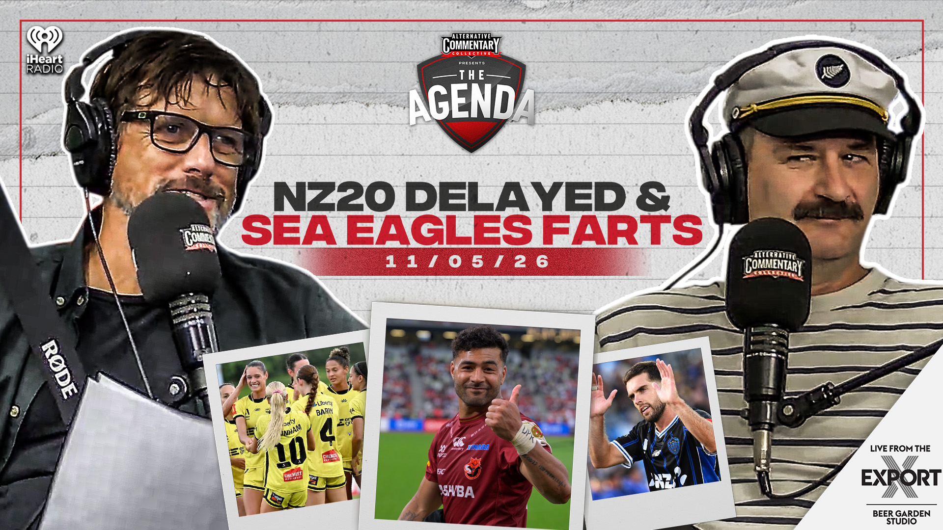 🎙️ LISTEN & 📺 WATCH: "NZ20 Delayed & Sea Eagles Farts"
