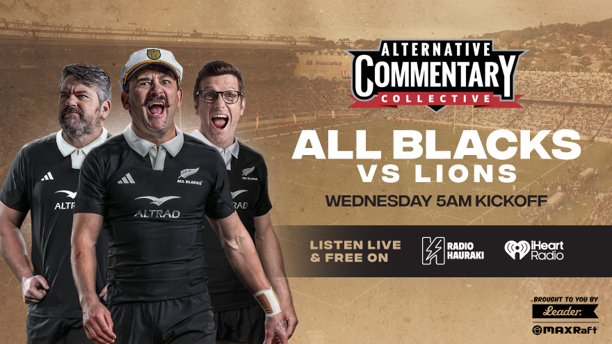 The ACC's Champagne Rugby brings you LIVE & FREE All Blacks commentary!