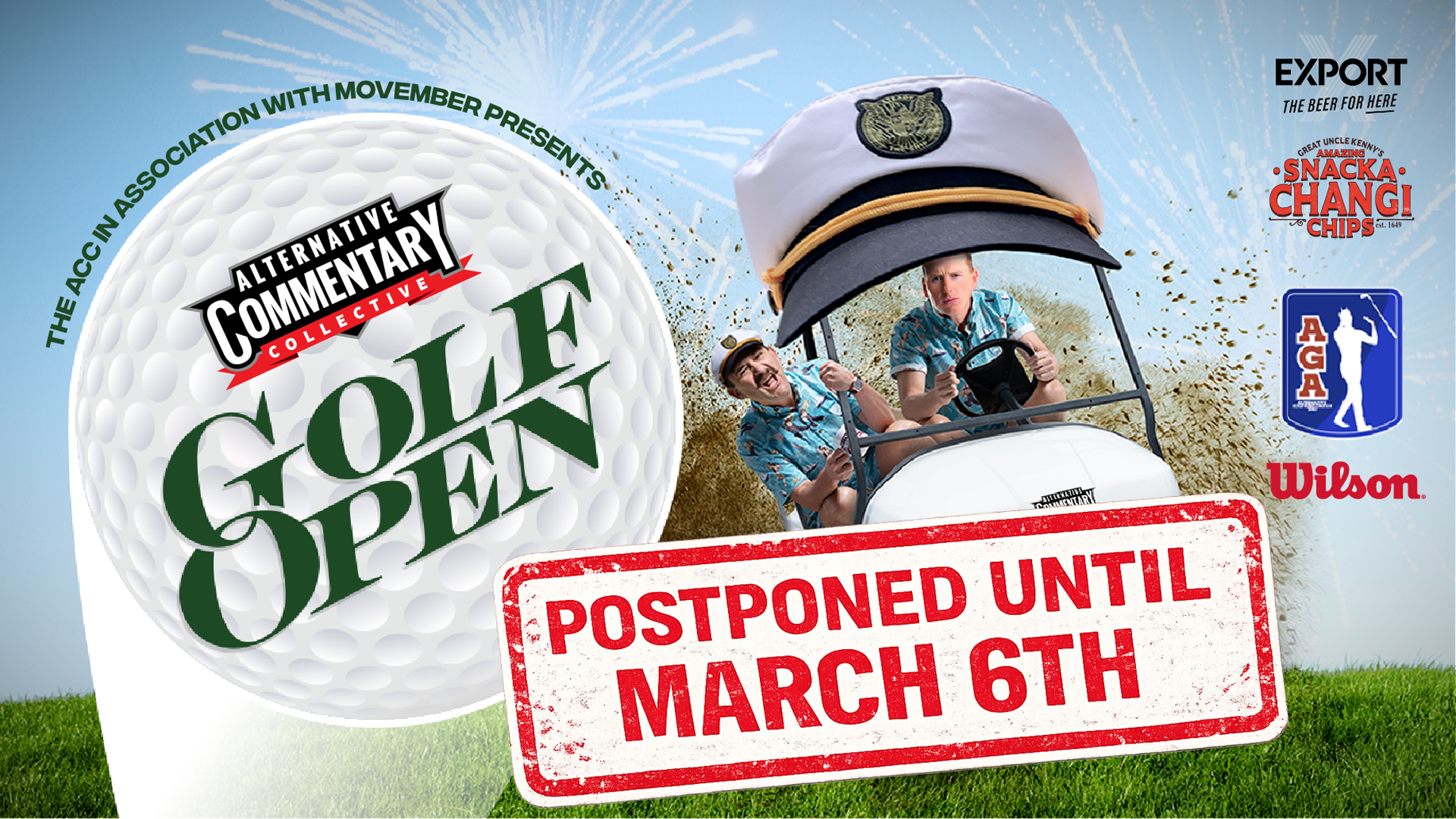 POSTPONED UNTIL MARCH 6th! The ACC Open is back for 2026!