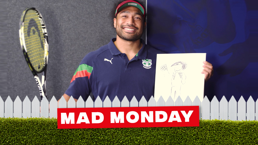 🎥 The Warriors draw Profile Pics of each other with Mad Monday - Bunty Afoa