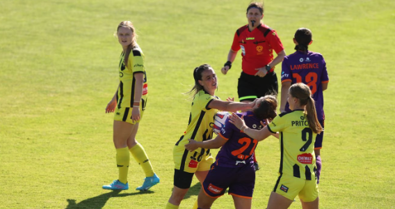 Phoenix star sent off after heated scrap with opponent