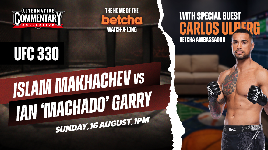 betcha Lounge Watch-A-Long |  UFC330