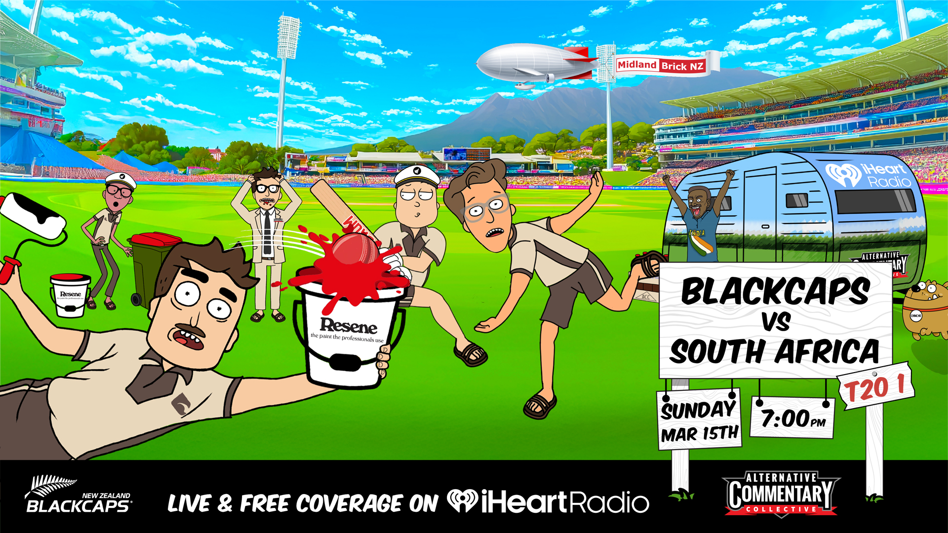 The ACC brings you LIVE & FREE Black Caps commentary this Summer!